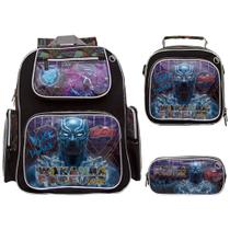 Mochila Infantil Menino Costas Pantera Negra Marvel Toys 2U