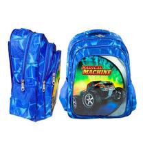 Mochila Infantil Menino Mochila Escolar monster truck