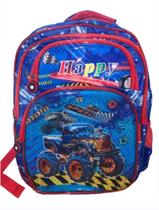 Mochila Infantil Meninos Detalhes 3D Com 4 Compartimentos Personagens Variados RC-141 - SHR