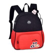 Mochila Infantil Meninos Mickey Espaçosa Maternal Berçario Mochila Infantil Meninos Mickey Espaçosa Maternal Berçario