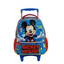 Mochila Infantil Mickey ul 33x45x15cm Poliéster Pvc