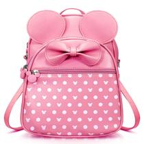 Mochila Infantil Mini Mouse Voikukka - Rosa - Couro PU