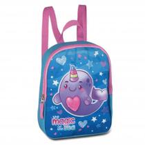 Mochila Infantil Mini Pequena Escolar Creche Passeio Golfinho PI3265 Mochila Infantil Mini Pequena Escolar Creche Passeio Golfinho PI3265