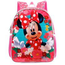 Mochila Infantil Minnie Mouse Disney Costas Tam G Escolar