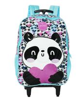 Mochila Infantil Panda Juvenil Escolar Original Top Luxcel