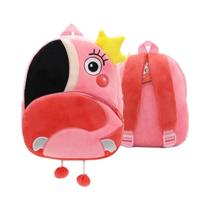 Mochila Infantil Pelúcia com Desenhos de Animais - Bolsa para Crianças