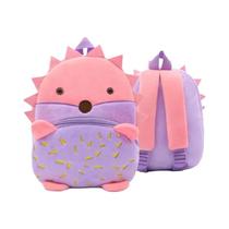 Mochila Infantil Pelúcia com Desenhos de Animais - Bolsa para Crianças