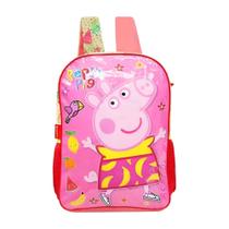 Mochila Infantil Peppa Pig Fruits Escolar Leve Conforto Sestini Mochila Infantil Peppa Pig Fruits Escolar Leve Conforto Sestini