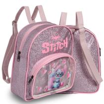 Mochila Infantil Pequena Estampa Stitch Passeio Escola