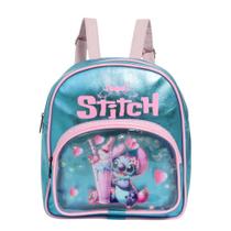 Mochila Infantil Pequena Stitch Feminina Costas Passeio