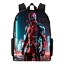 Mochila Infantil Personagem DeadPool Volta As Aulas Casual Juvenil Mochila Infantil Personagem DeadPool Volta As Aulas Casual Juvenil