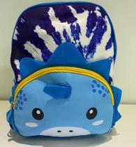 Mochila infantil personagem dragãozinho azul