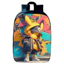 Mochila Infantil Pikachu Amarela