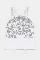 Mochila Infantil Pintar Crianças Desenho Colorir Escola Moda