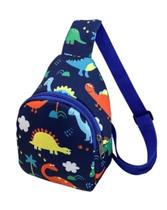 Mochila infantil pochete bolsa bolsinha azul crianças escolar