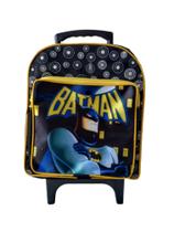 Mochila Infantil Pré- Escolar Batman Com Rodinhas