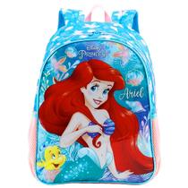 Mochila Infantil Princesa Sereia Ariel Disney Escolar Costas Tam G Reforçado Xeryus
