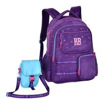 Mochila Infantil Rebecca Bonbon Roxa Mochila Infantil Rebecca Bonbon Roxa