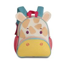 Mochila Infantil Reforçada Com Alças Reforçadas Girafa