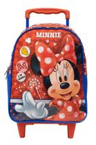 Mochila Infantil Rodinha Carrinho Minnie X1 Média Ref 10541