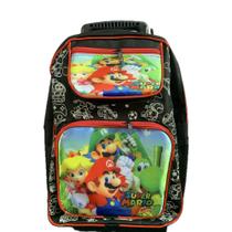 Mochila Infantil Rodinha Ensino fundamental Escolar Personages