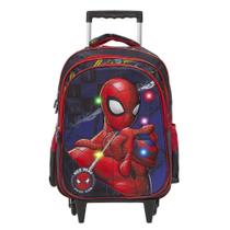 Mochila Infantil Rodinha Homem Aranha 3D Led Frontal Toys 2U Mochila Infantil Rodinha Homem Aranha 3D Led Frontal Toys 2U
