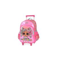 Mochila Infantil Rodinha Lol Confeti Luxcel