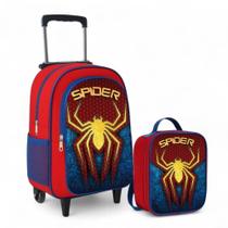 Mochila Infantil Rodinha Menino Escolar + Lancheira Térmica - Pikuka Mochila Infantil Rodinha Menino Escolar + Lancheira Térmica - Pikuka