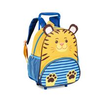 Mochila Infantil Rodinhas Escolar Passeio Tigre