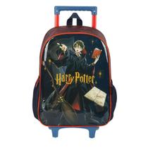 Mochila Infantil Rodinhas Harry Potter Preto