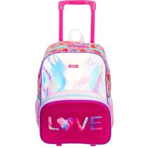 Mochila Infantil Rodinhas Love Holográfico Sestini Original
