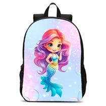 Mochila Infantil Sereia Rosa