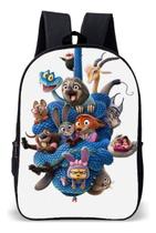 Mochila Infantil Simples Lançamento Tema Reino Infantil Zootop Animal
