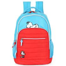 Mochila Infantil Snoopy Azul