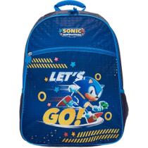 Mochila Infantil Sonic LETS GO