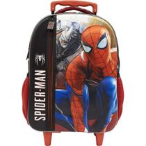 Mochila infantil Spider-Man 16" c/ carrinho 10700