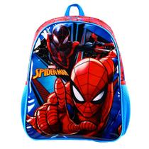 Mochila Infantil Spiderman Homem Aranha Costas Tam M Escolar