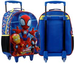 Mochila Infantil Spidey Homem Aranha Mala Escolar Rodinhas Mochila Infantil Spidey Homem Aranha Mala Escolar Rodinhas