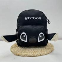 Mochila Infantil Stitch Bolsa Escolar Para Crianças Mochila Bebê Fofa e Divertida com Orelhas 3D