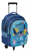 Mochila Infantil Stitch Com Rodinhas Bolsa Menino Menina