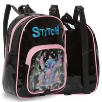 Mochila Infantil Stitch Costas Feminina Pequena Reforçada