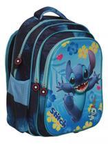 Mochila Infantil Stitch Costas Grande Aula Passeio Viagem Mochila Infantil Stitch Costas Grande Aula Passeio Viagem