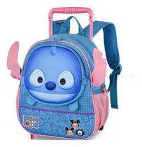 Mochila Infantil Stitch Tsum Com Orelhas 3d Escolar Passeio