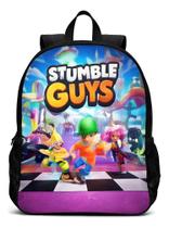 Mochila Infantil Stumble Guys Escolar Reforçada Costas
