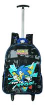 Mochila Infantil Team Sonic Filme Meninos Rodinhas Escolar