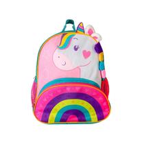 Mochila Infantil Unicórnio 3D ArcoÍris Menina Escolar Espaçosa Leve Resistente Costas Criança 3 Anos Mochila Infantil Unicórnio 3D ArcoÍris Menina Escolar Espaçosa Leve Resistente Costas Criança 3 Anos