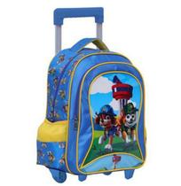 Mochila infantil unissex com carrinho cachorrinhos 15,5''' - Bf Brasil