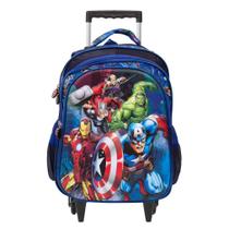 Mochila Infantil Vingadores Rodinha 3D Passeio Aulas Toys 2U Mochila Infantil Vingadores Rodinha 3D Passeio Aulas Toys 2U