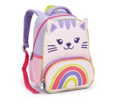 Mochila infantil zoop 13" gatinha