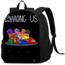 Mochila Infanto-Juvenil Among Us Gamer para Menino e Menina Mochila Infanto-Juvenil Among Us Gamer para Menino e Menina